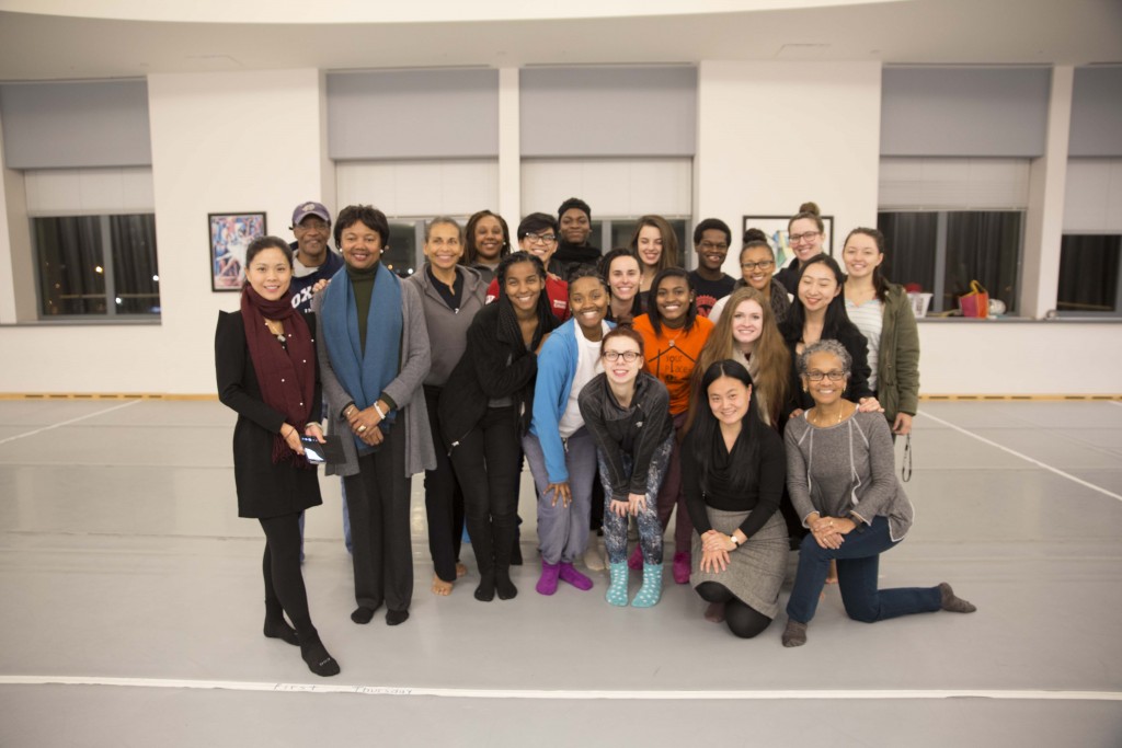 The African American Dance Company, with Dr. Charles Sykes, Dr. Carolyn Calloway-Thomas, Professor Yingli Zhou, and Professor Iris Rosa