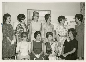Dames Club, a subgroup of the IU Women’s Club, 1950. Courtesy of the IU Archives Photograph Collection P0020778. 