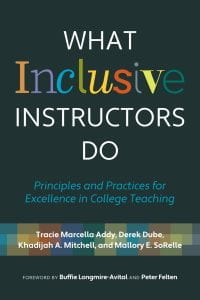 Book cover for What Inclusive Instructors Do