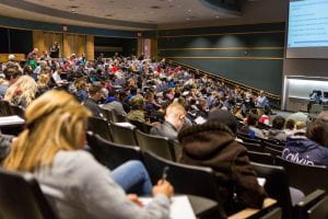 Image of a large lecture hall