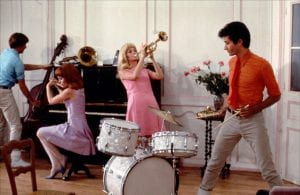 Still image from The Young Girls of Rochefort directed by Jacques Demy.