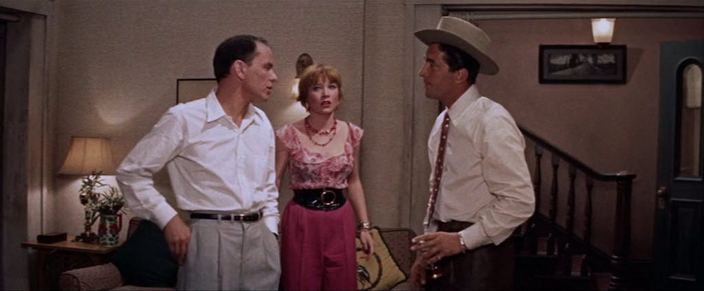 Sinatra, MacLaine, and Martin in Some Came Running