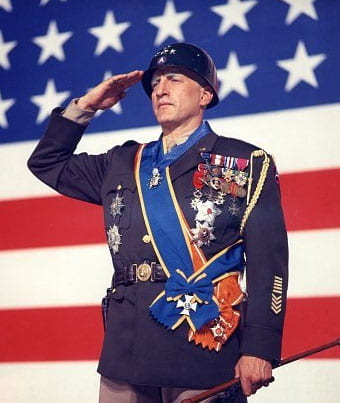 George C. Scott as the title character in Patton (1970)