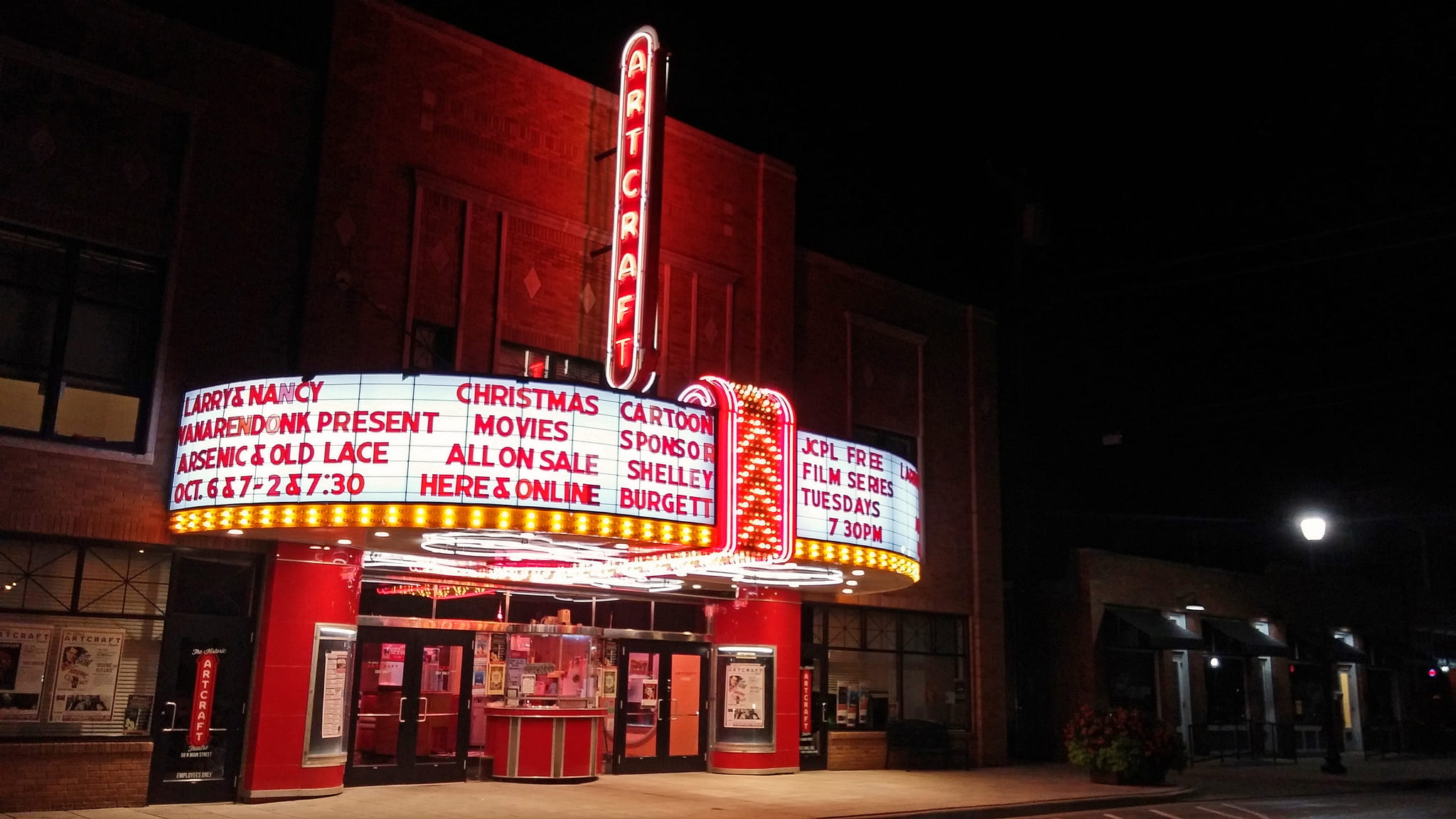 The Historic Artcraft Theatre (photo courtesy of Timothy Wagner)