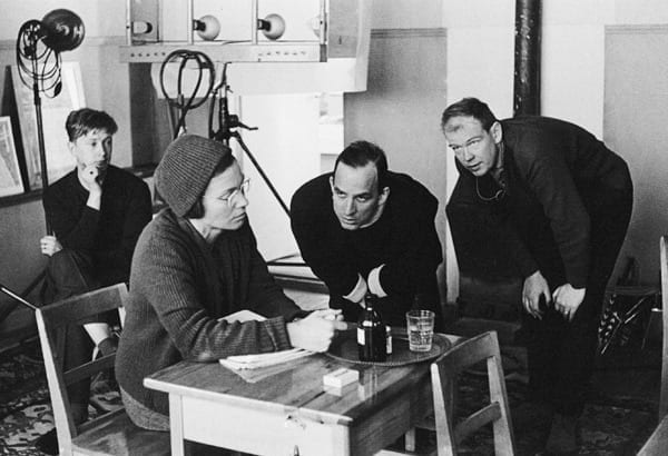 Bergman on the set of Winter Light