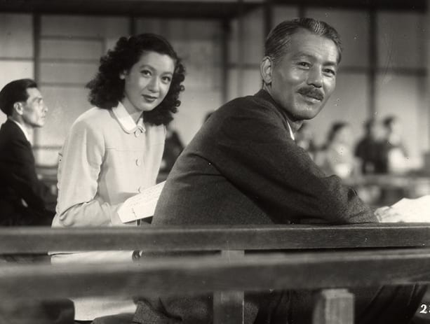 Setsuko Hara and Chishū Ryū