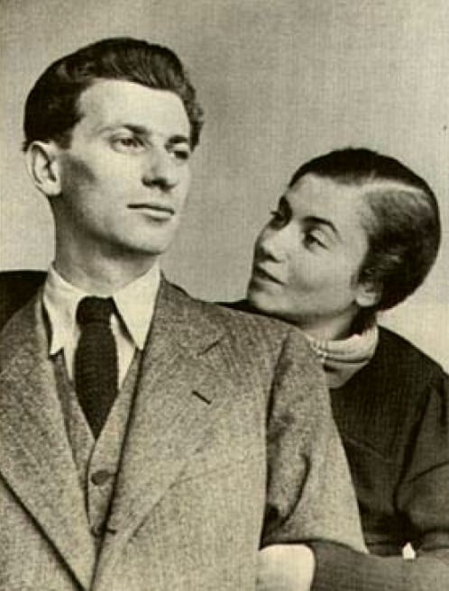 Miklós Radnóti and his wife, Fifi