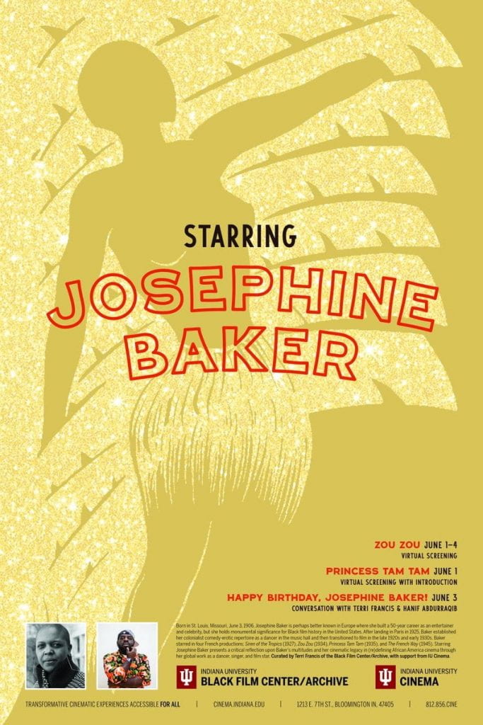 Starring Josephine Baker poster
