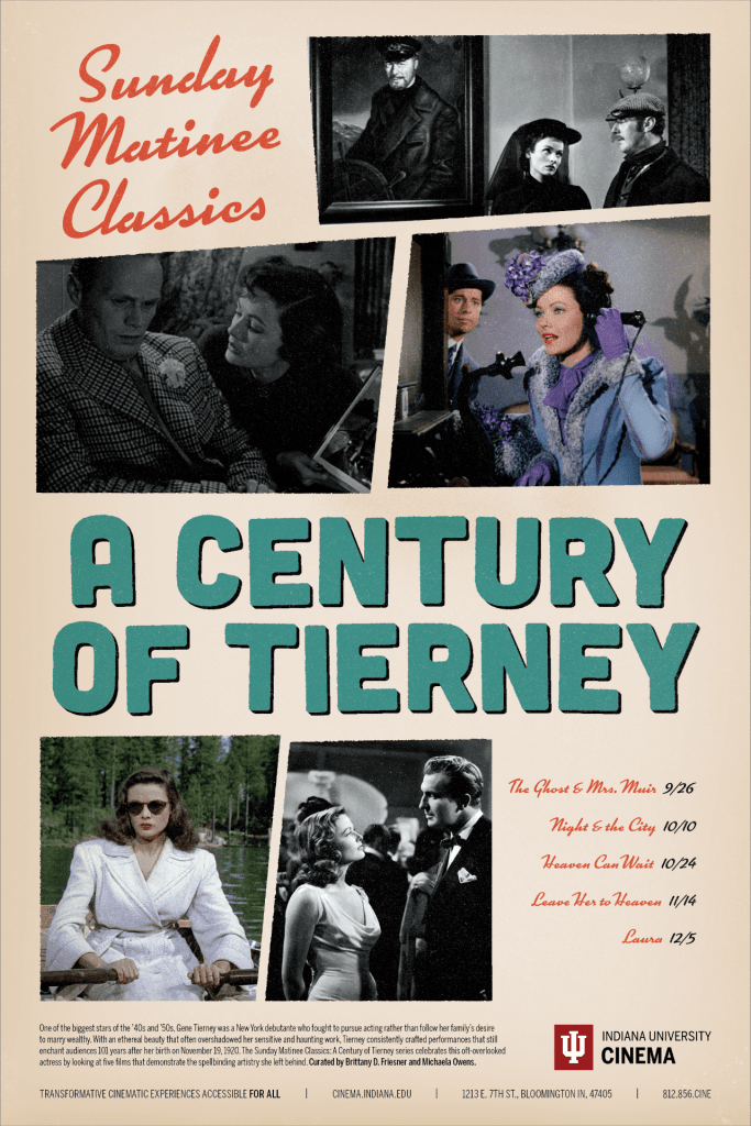 Poster for A Century of Tierney series