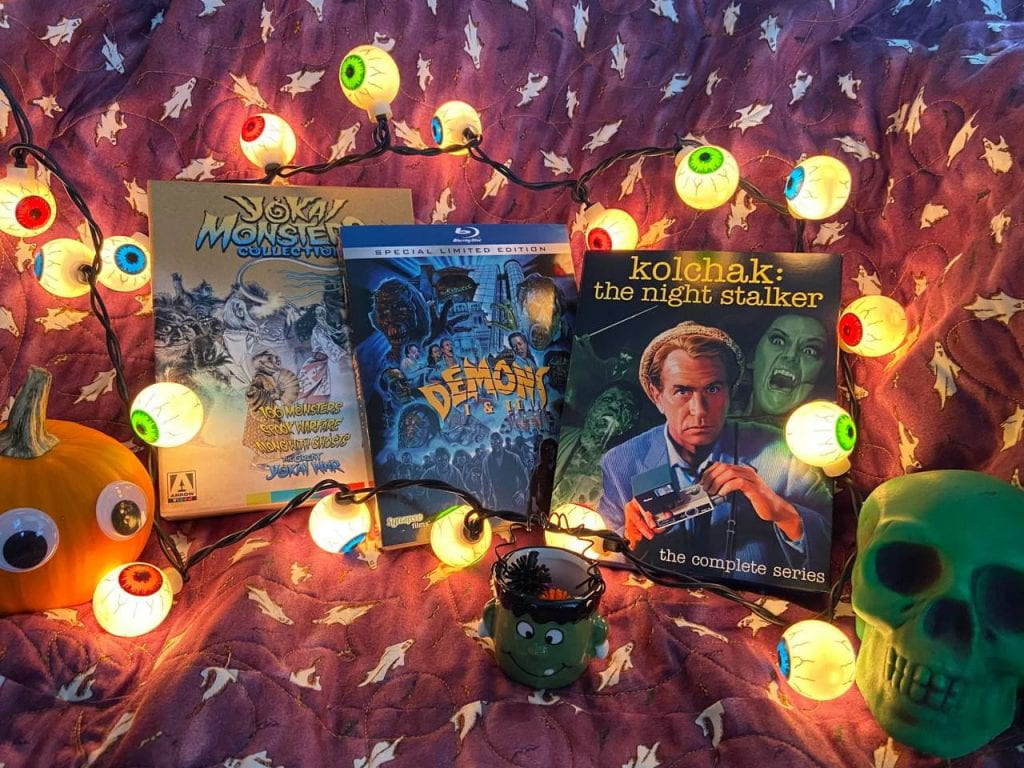 Photo of the Blu-rays for Kolchak, Yokai Monster Collection, and Demons