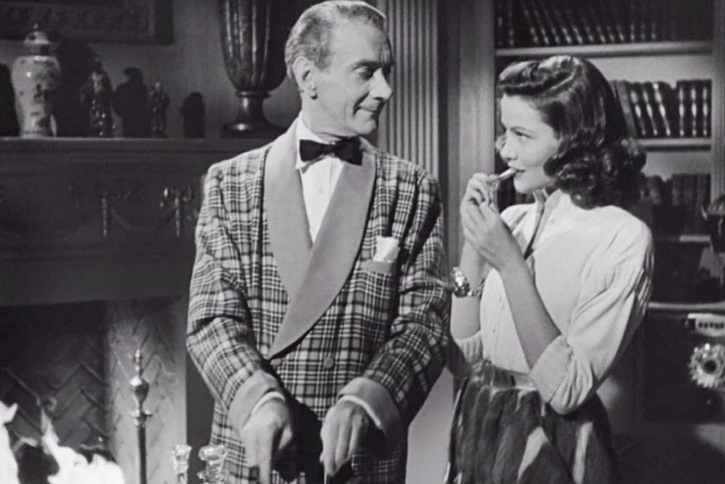 Clifton Webb and Gene Tierney in Laura