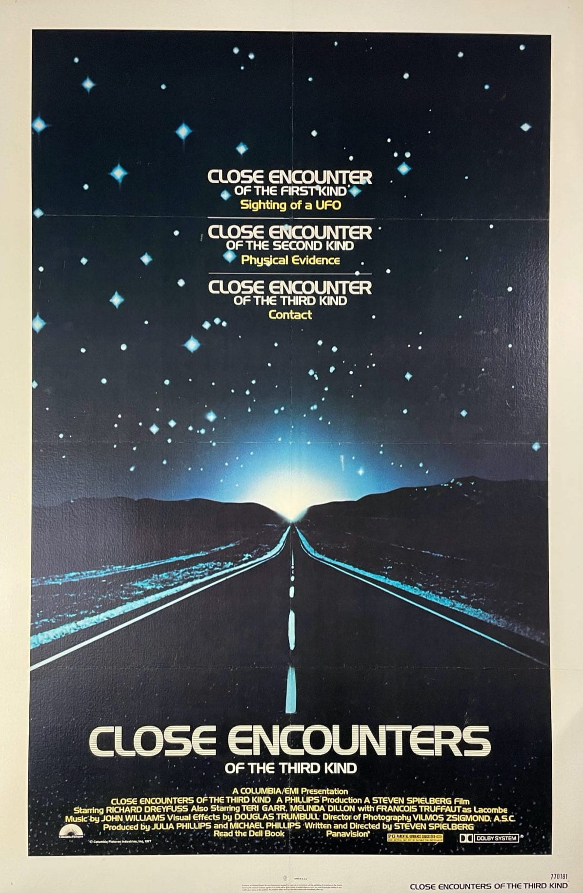 Poster for Close Encounters of the Third Kind (1977)