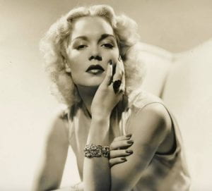Glamorous, blonde Wyman in the '30s