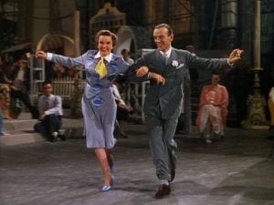 Judy Garland and Fred Astaire dancing
