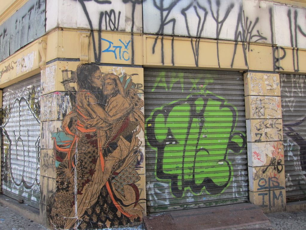 Swoon, Alixa and Naima, Berlin, 2009