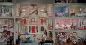 A huge, colorful boardinghouse set