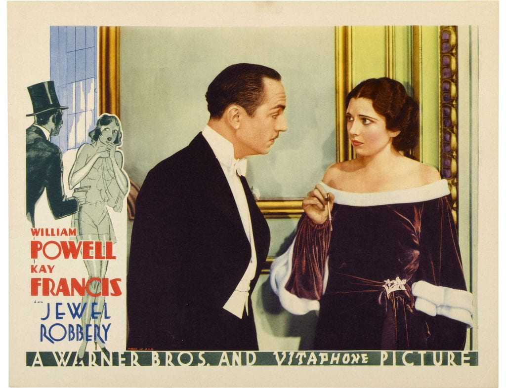 Lobby card depicting Powell and Francis looking at each other