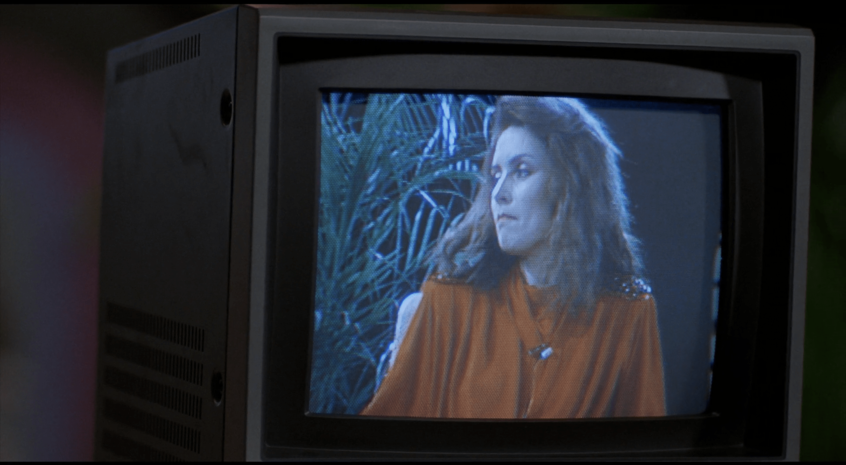 Debbie Harry on a TV screen