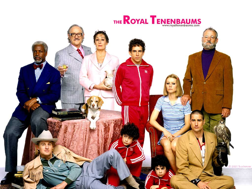 Poster of full cast of the film The Royal Tenenbaums