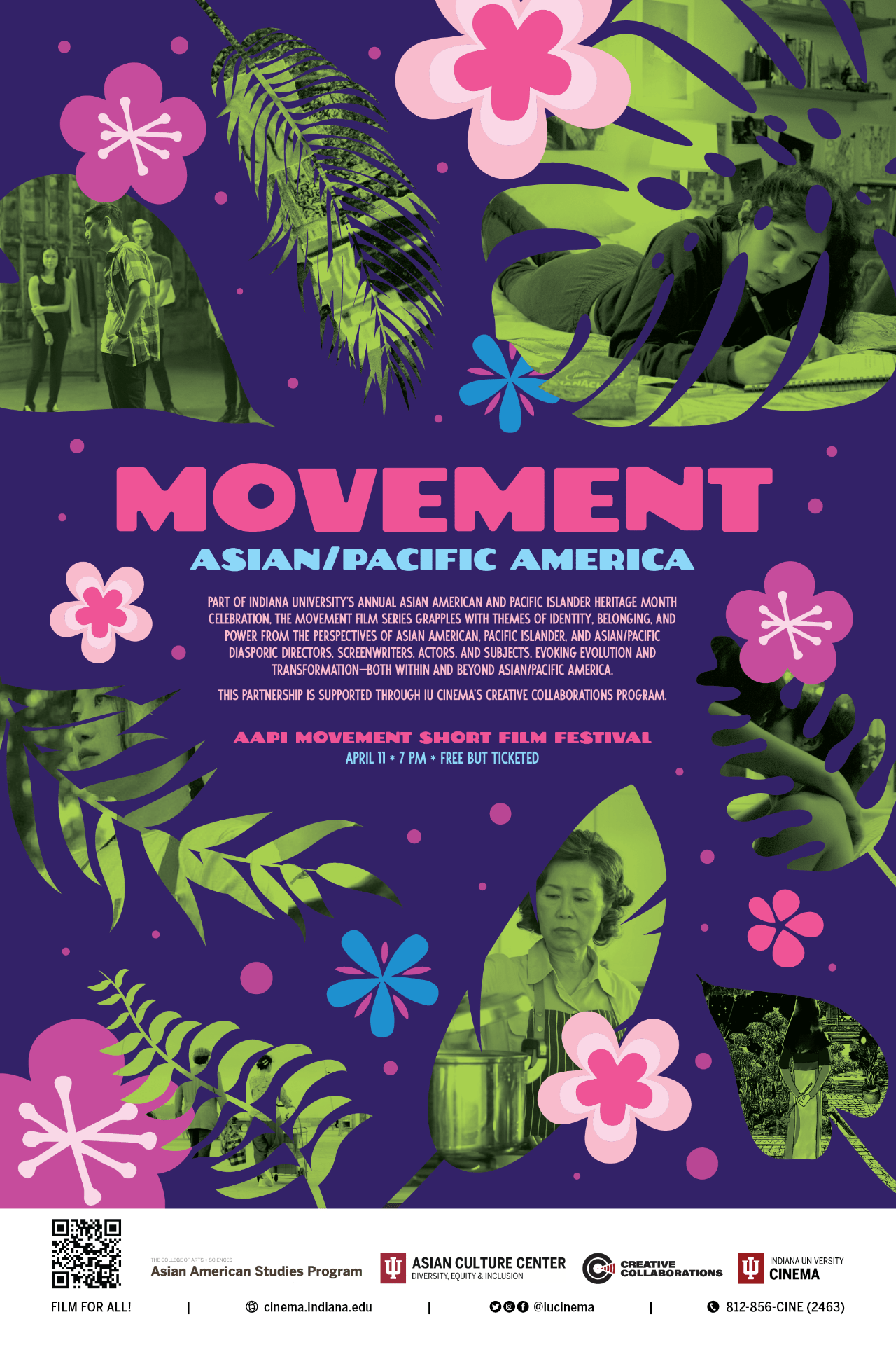 Poster for the AAPI Movement Short Film Festival