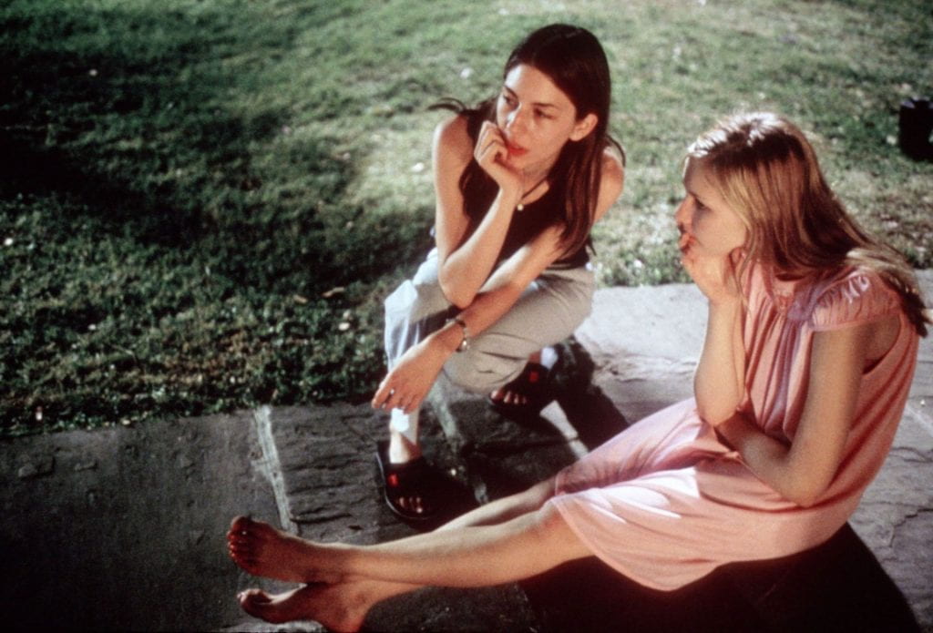Sofia Coppola directing Kirsten Dunst in The Virgin Suicides