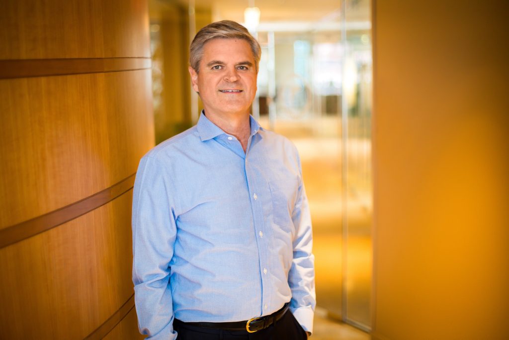 Portrait of Steve Case, chairman and CEO of Revolution LLC