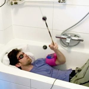 Brendan Faegre in a Bathtub