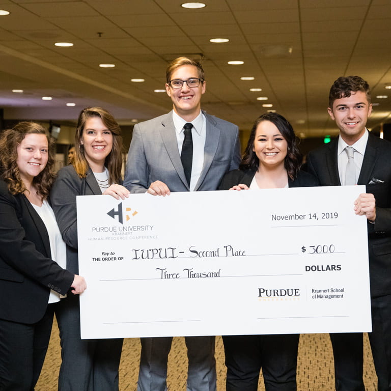 Kelley Indy team places second in HR case competition