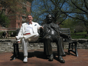 Dr. Eric Trefelner on a visit to Indiana University Bloomington campus.