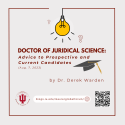 Doctor of Juridical Science: Advice to Prospective and Current Candidates