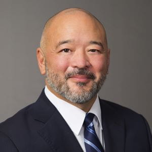 A portrait of IU Northwest Chancellor Ken Iwama