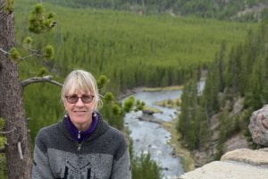 Marion pictured in Yellowstone park